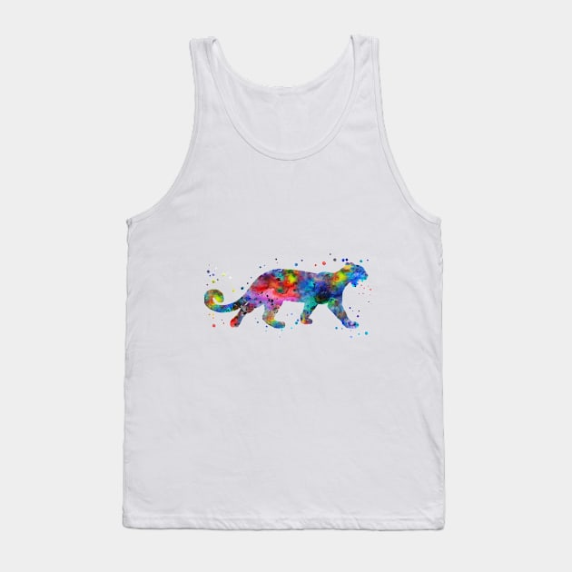 Cougar Tank Top by RosaliArt